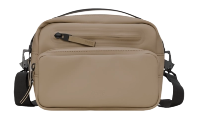 Sac Bandoulière Rains Unisexe Cargo Box Bag Beige 25