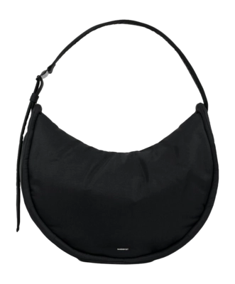 Schoudertas Sandqvist Curve Crossbody Round Black L