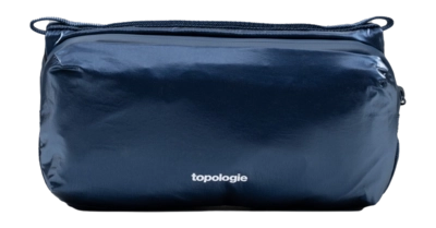 Schoudertas Topologie Wares Bags Bottle Sacoche Medium Marine Blue Metallic