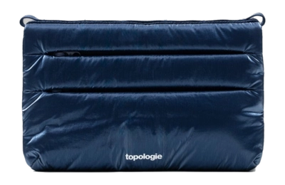 Schoudertas Topologie Wares Bags Flat Sacoche Small Marine Blue Puffer