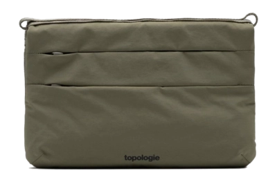 Schoudertas Topologie Wares Bags Flat Sacoche Small Moss Papery