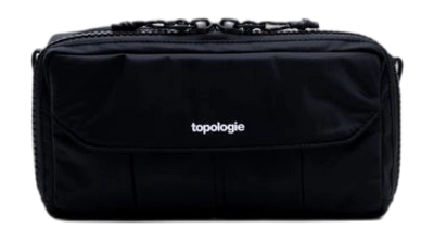 Schoudertas Topologie Wares Bags Utility Sacoche EW Black Tech Sateen