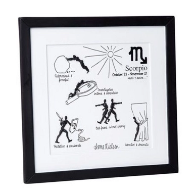 Art Print Anna Nielsen Zodiac Scorpio