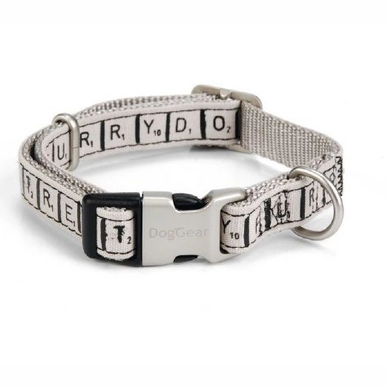 Halsband Beeztees Typo Creme