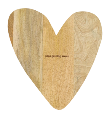Serveerplank Zusss Hout Hartje Naturel