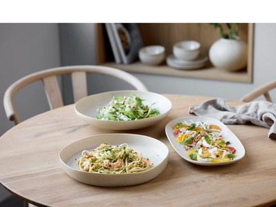 Serving Dish Villa Collection Shoku Soft Beige 28 cm | Cookwarestore