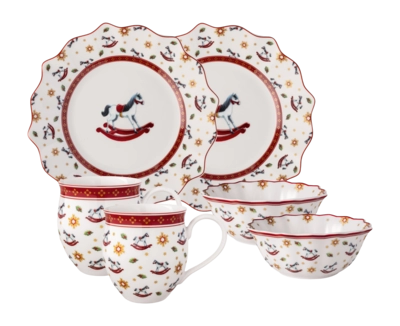 Servies Villeroy & Boch Toy's Delight 2025 Schommelpaard (6-Delig)