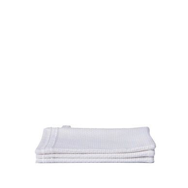 3 Gants de Toilette Seahorse Balance Blanc (16 x 21 cm)