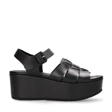 Shabbies Amsterdam Women Isa Natural Dyed Smooth Leather Black