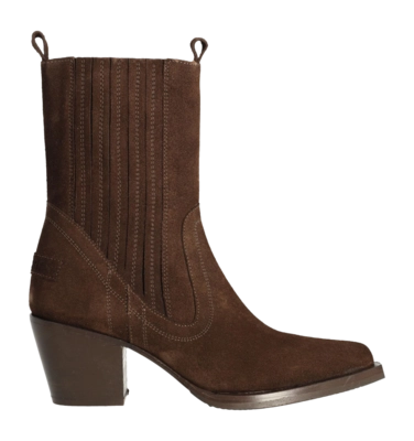 Shabbies Amsterdam Women Jaymie Shelly Suède Dark Brown
