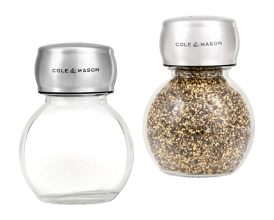 Shaker Cole & Mason Darlington, Clear/Silver (2-Delig)