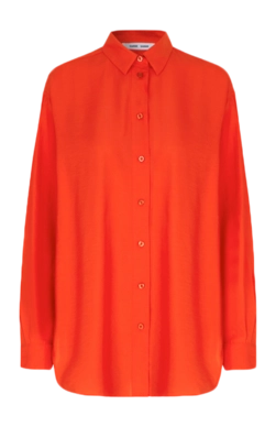 Shirt Samsoe Samsoe Women Alfrida Orange