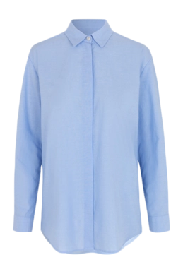 Shirt Samsoe Samsoe Caico Oxford Blue Women