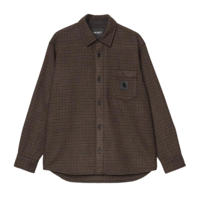 Shirt Carhartt WIP Unisex L/S Lowis Houndstooth Vitola Heather