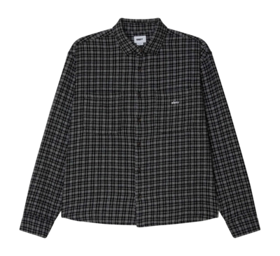 Hemd Obey Bigwig Rick Woven Herren Black Multi