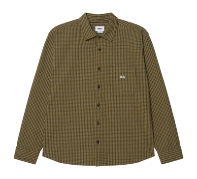 Shirt Obey Men Jimmy Woven Rosin Multi