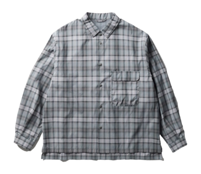 Hemd Snow Peak Unisex Fade Check Breezy Greige | Causeways.de