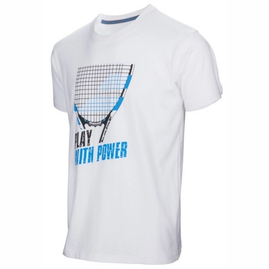T-shirt de Tennis Babolat Core Pure A/D Tee Boy White