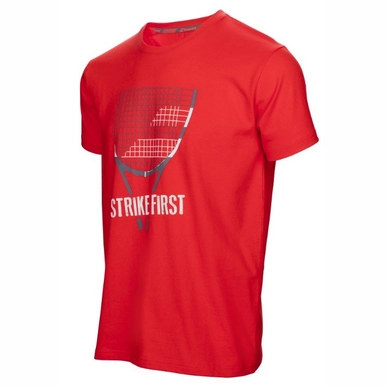 Tennisshirt Babolat Core Pure A/S/D Tee Rot Herren