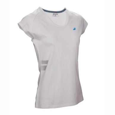 T-shirt de Tennis Babolat Core Babolat Tee Girl White