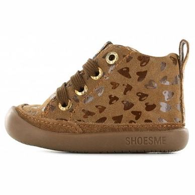 Chaussures pour Bébé Shoesme BabyFlex Brown Hearts