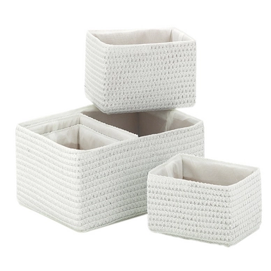 Opbergbox Kela Rimossa White (set van 5)