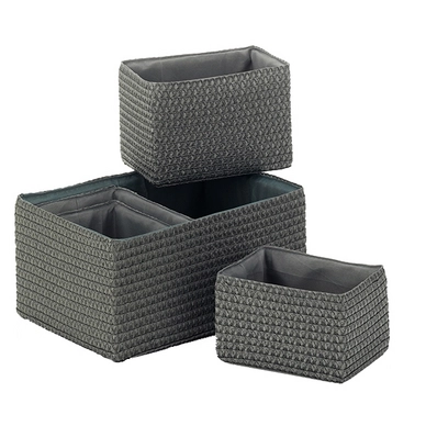 Opbergbox Kela Rimossa Grey (set van 5)