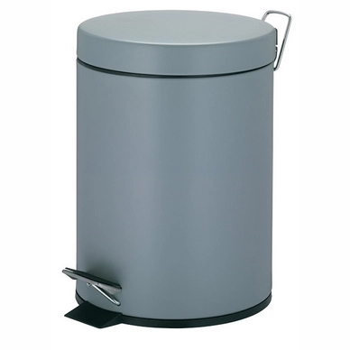 Prullenbak Kela Marino Pedaal Silent Close 5L Light Grey