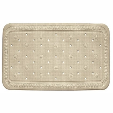 Antirutschmatte Kela Kreta Badewanne Beige (72 x 36 cm)