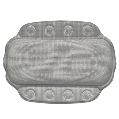 Bath Pillow Kela Kreta Light Grey