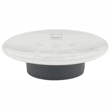 Soap Dish Kela Piano Grey