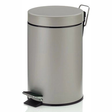 Prullenbak Kela Monaco Pedaal 3L Rockgrey