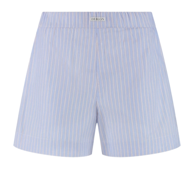 Shorts Deblon Women Pam Striped Navy Off White Powder Pink
