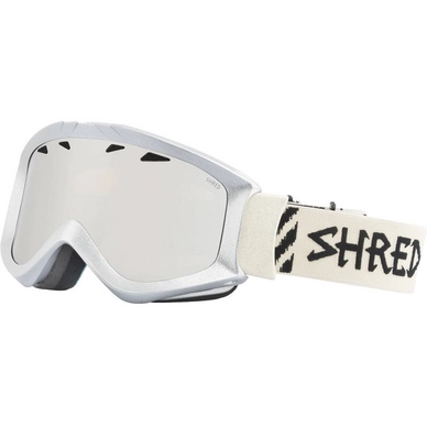Masque de Ski Shred Tastic La Tigre Silver Off White