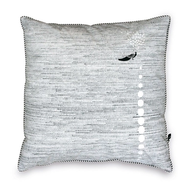 Sierkussen Tinne+Mia Bird Celedon/Black (50 x 50 cm)