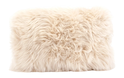 Sierkussen Warmbat Cushion Merino Wool Stone (43 x 28 cm)