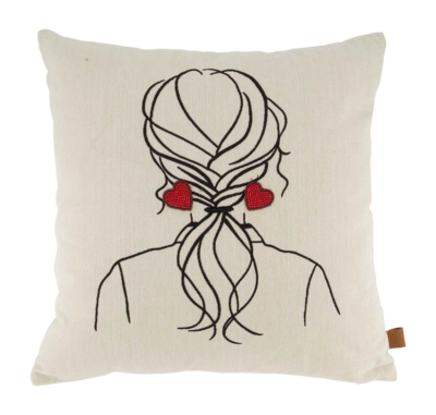 Sierkussen Zusss Vrouw Peper En Zout (45 x 45 cm)