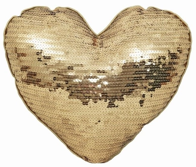 Sierkussen Little Diva Lucky Heart Gold