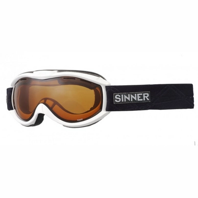 Ski Goggles Sinner Toxic Matte White Orange Sintec