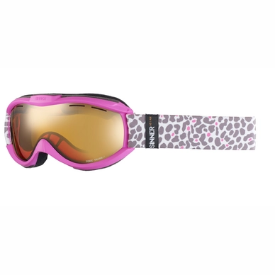Ski Goggles Sinner Toxic Matte Knockout Pink Trans+
