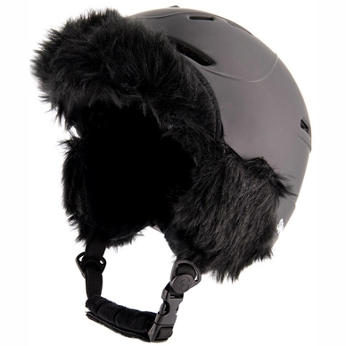 Skihelm Sinner Silverton Fur Black / Black