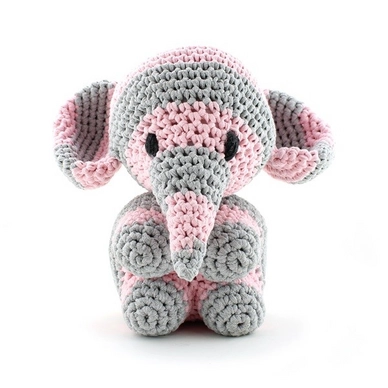 Haakkit Hoooked RibbonXL Olifant Mo Roze