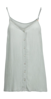 Singlet Brunotti Women Tanyeal Top Aqua Grey Loose Fit