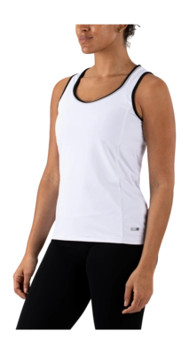 Singlet Sjeng Sports Women Yamila Real White Multistretch