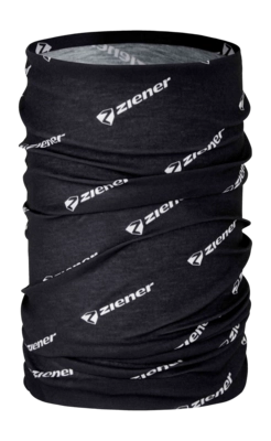 Sjaal Ziener Unisex Icur Z Black Scarf Stretch Fabric