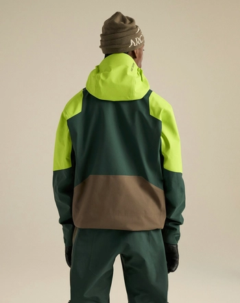 2---F26-X000010691-Sabre-Jacket-Mantis-Dark-Jade-Back-View