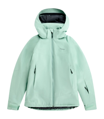 Ski jas Bergans Kids Storetind Insulated Shell Jacket Junior Mint Crush Bega Membrane Balanced
