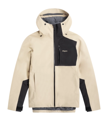 Ski Jas Bergans Men Oppdal Insulated Shell Jacket Sandstone/Black Regular Fit
