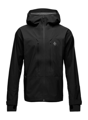 Ski Jas Black Diamond Men Dawn Patrol Black Hybrid Shell Regular Fit