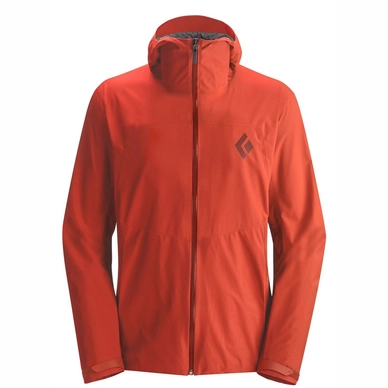 Ski Jacket Black Diamond Men Liquid Point Shell Rust